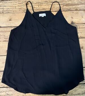 Loft Outlet Women’s Size MP Black Strappy Cami Top